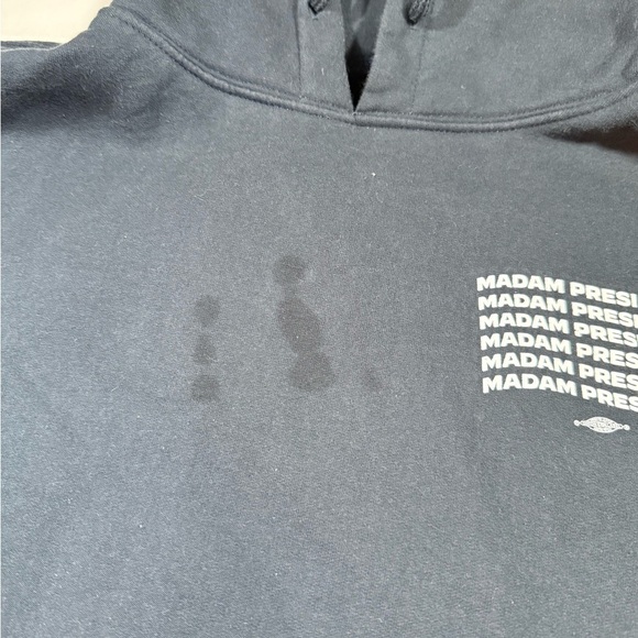 Madam President Black Hoodie for Men - Picture 3 of 12